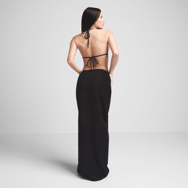 TERRY COVER-UPS TIE SARONG | ONYX