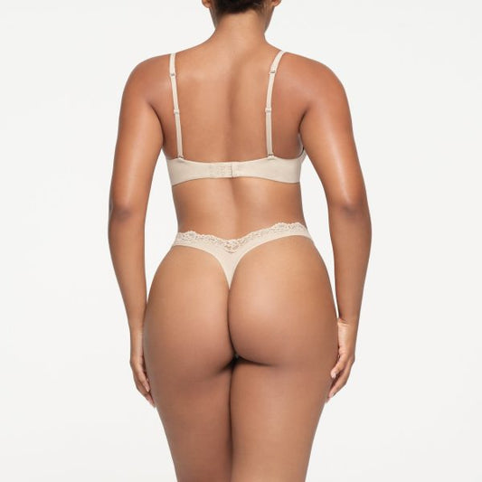 FITS EVERYBODY LACE T-SHIRT BRA | STONE