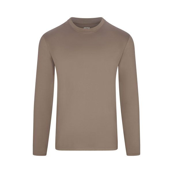 OUTDOOR JERSEY MENS CLASSIC LONG SLEEVE T-SHIRT | TRUFFLE