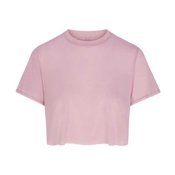 KIMS SLEEP CROPPED T-SHIRT | ORCHID