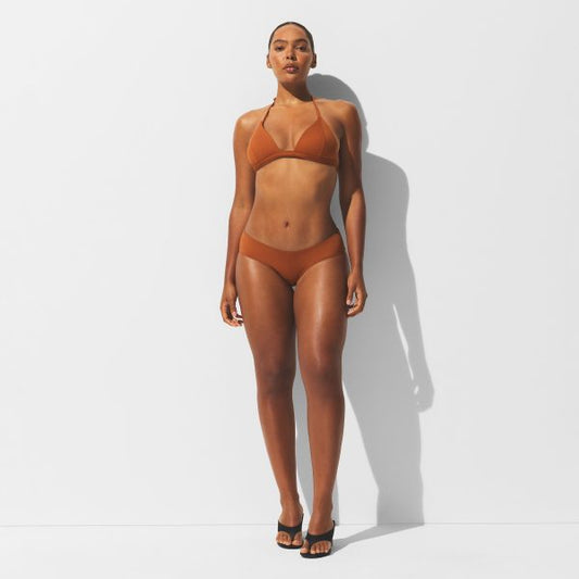 ICONIC SWIM HIPSTER BIKINI BOTTOM | BRONZE