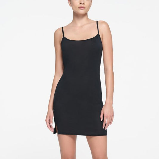 KIMS SLEEP LOW BACK MINI DRESS | ONYX