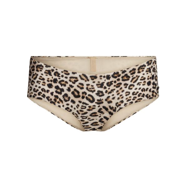 SIGNATURE SWIM HIPSTER BIKINI BOTTOM | CHAMPAGNE LEOPARD PRINT