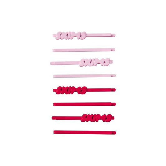 LOGO BOBBY PIN 6-PACK | BUBBLE GUM CAYENNE MULTI