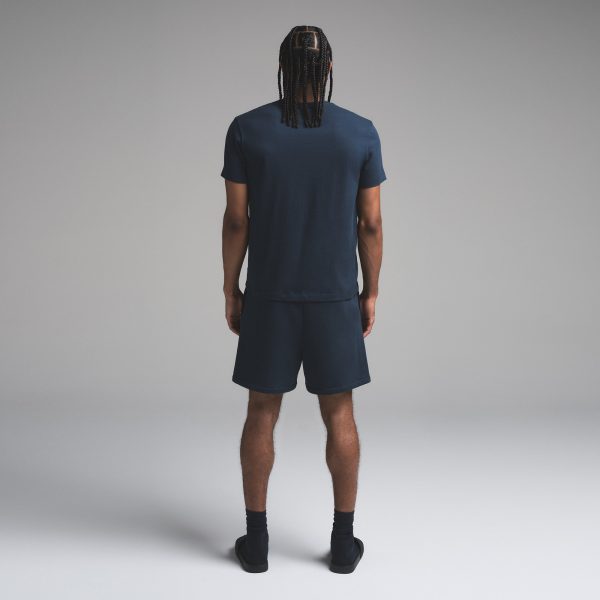 FLEECE LOUNGE MENS RELAXED SHORT | NAVY