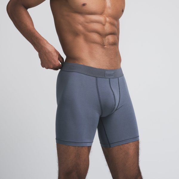 SKIMS COTTON MENS 5′′ BOXER BRIEF 5-PACK | DARK SEPIA ONYX MULTI