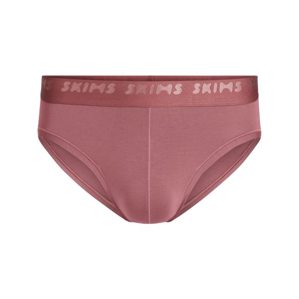 SKIMS STRETCH MENS BRIEF | CORDOVAN