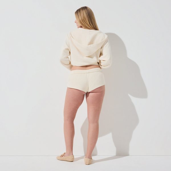 FRENCH TERRY SHORT SHORT | ECRU