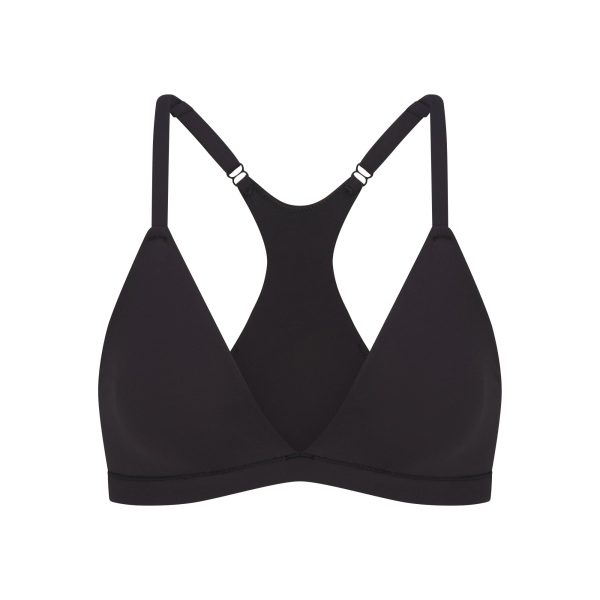 FITS EVERYBODY RACERBACK TRIANGLE BRALETTE | ONYX