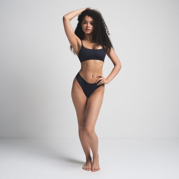 FITS EVERYBODY SCOOP BRALETTE 2-PACK | ONYX SNOWFLAKE FAIR ISLE AND NAVY