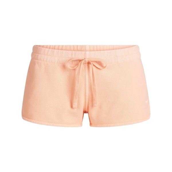 FRENCH TERRY SHORT SHORT | CANTALOUPE