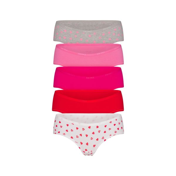 COTTON LOGO HIPSTER 5-PACK | PUNCH MULTI