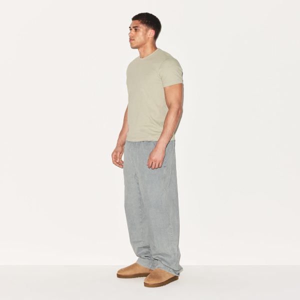 SKIMS COTTON MENS CLASSIC T-SHIRT | TALC