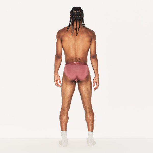 SKIMS STRETCH MENS BRIEF | CORDOVAN