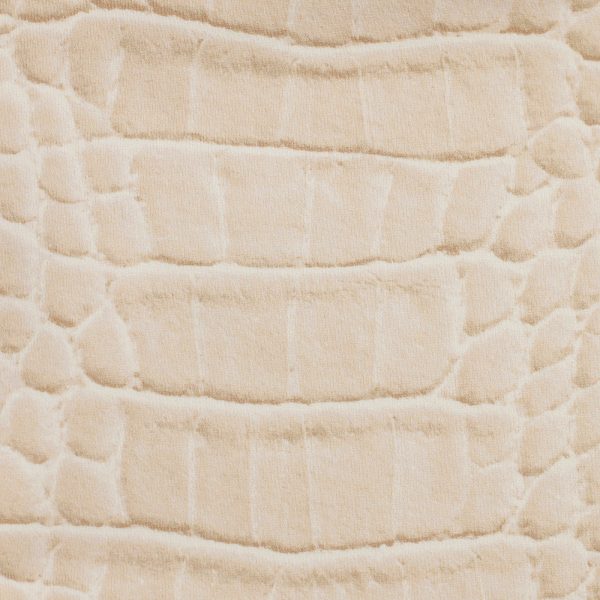 SIGNATURE SWIM MICRO BANDEAU BIKINI TOP | EGRET CROCODILE PRINT