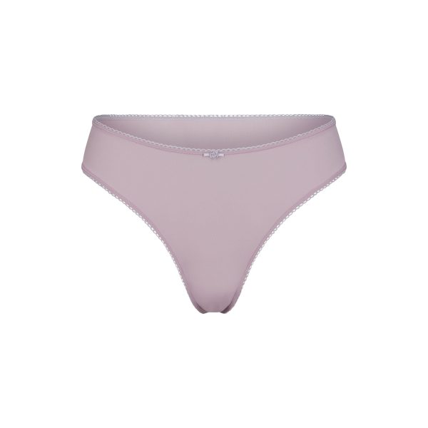 FITS EVERYBODY PICOT THONG | ORCHID