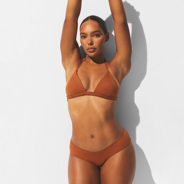 ICONIC SWIM HIPSTER BIKINI BOTTOM | BRONZE