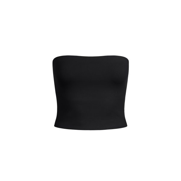 ICONIC SWIM CONVERTIBLE BANDEAU BIKINI TOP | OBSIDIAN