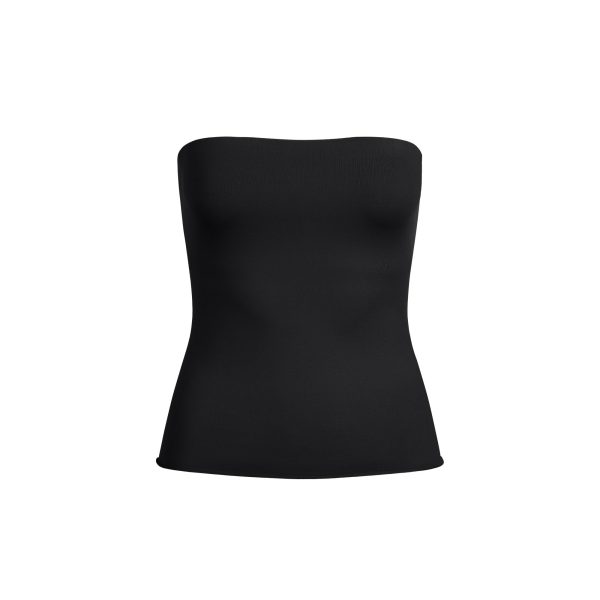 ICONIC SWIM CONVERTIBLE BANDEAU BIKINI TOP | OBSIDIAN