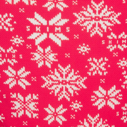 FITS EVERYBODY SCOOP BRALETTE 2-PACK | RED SNOWFLAKE FAIR ISLE AND BRANDY