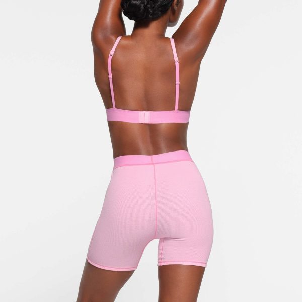 COTTON RIB BOXER | BUBBLE GUM