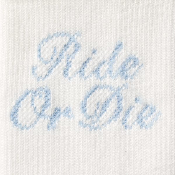 WEDDING SOCK 2-PACK | MARBLE AND CLOUD BOW PRINT