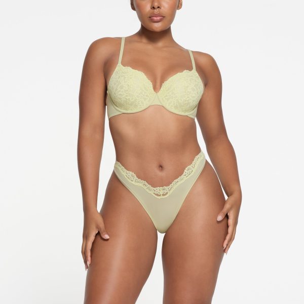 FITS EVERYBODY LACE T-SHIRT BRA | SAGE