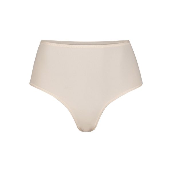 FITS EVERYBODY HIGH-WAISTED THONG | SAND