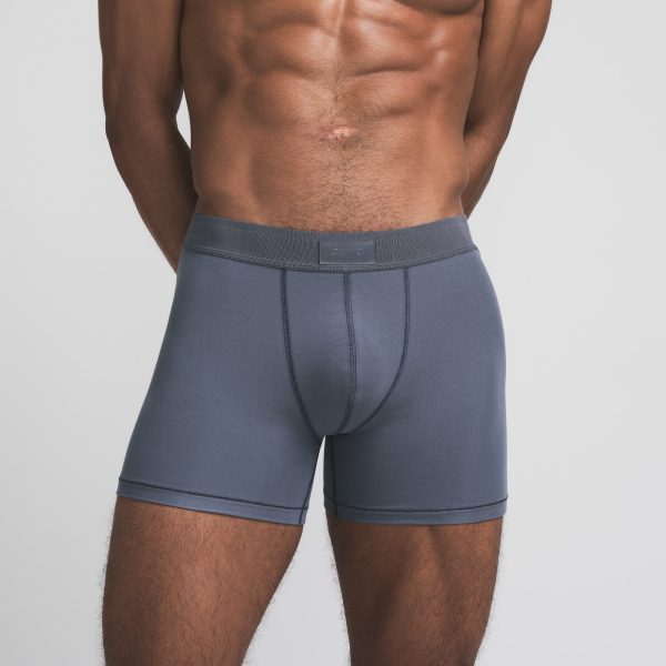 SKIMS COTTON MENS 3′′ BOXER BRIEF 5-PACK | DARK SEPIA ONYX MULTI