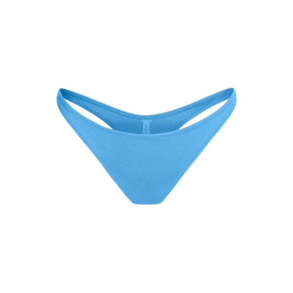 SIGNATURE SWIM THONG BIKINI BOTTOM | TIDE