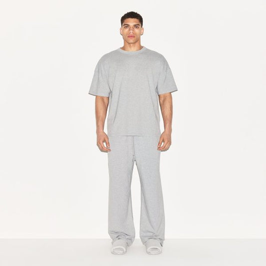 JERSEY LOUNGE MENS RELAXED STRAIGHT LEG PANT | HEATHER GREY