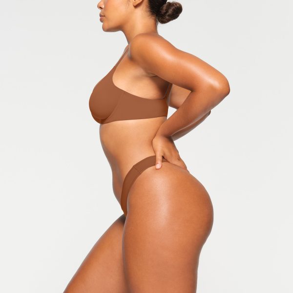 FITS EVERYBODY UNLINED DEMI BRA | BRONZE