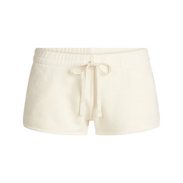 FRENCH TERRY SHORT SHORT | ECRU