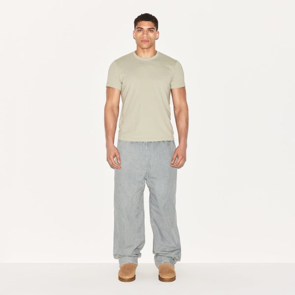 SKIMS COTTON MENS CLASSIC T-SHIRT | TALC