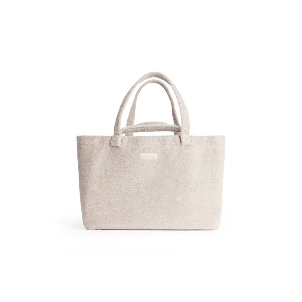 TERRY COVER-UPS JUMBO TOTE | STONE