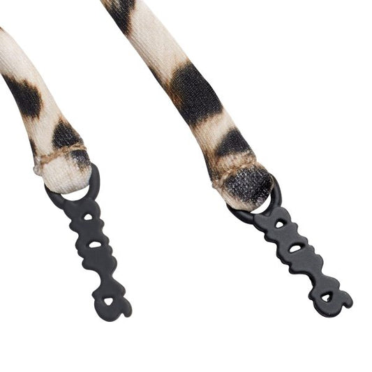 SIGNATURE SWIM TRIANGLE BIKINI TOP | CHAMPAGNE LEOPARD PRINT