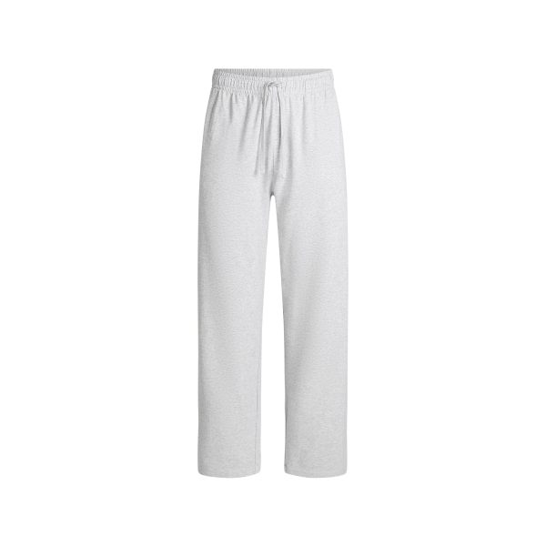 JERSEY LOUNGE MENS RELAXED STRAIGHT LEG PANT | HEATHER GREY