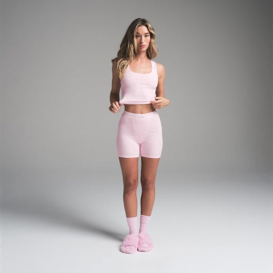 COTTON RIB BOXER | CHERRY BLOSSOM