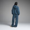 FRENCH TERRY RELAXED ZIP UP HOODIE | INDIGO